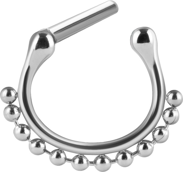 SS316L CASTING SEPTUM RING (BALL CHAIN)