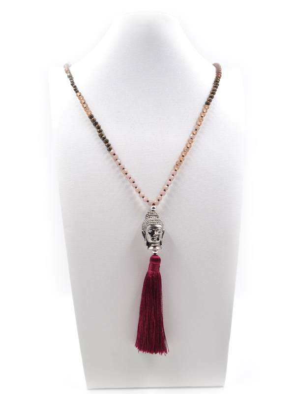 KETTE "BUDDHA" ROT