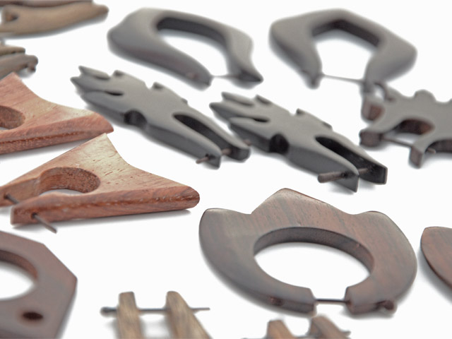 Holzohrhänger Set (MIX)